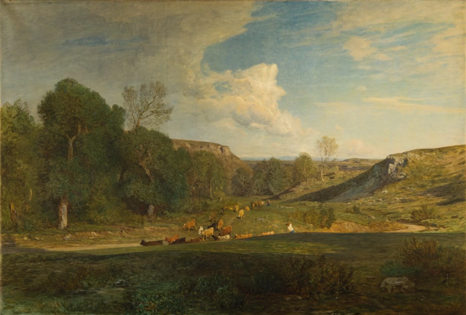 Dopo la pioggia, 1858 - Galleria d’Arte Moderna, Palazzo Pitti, Firenze